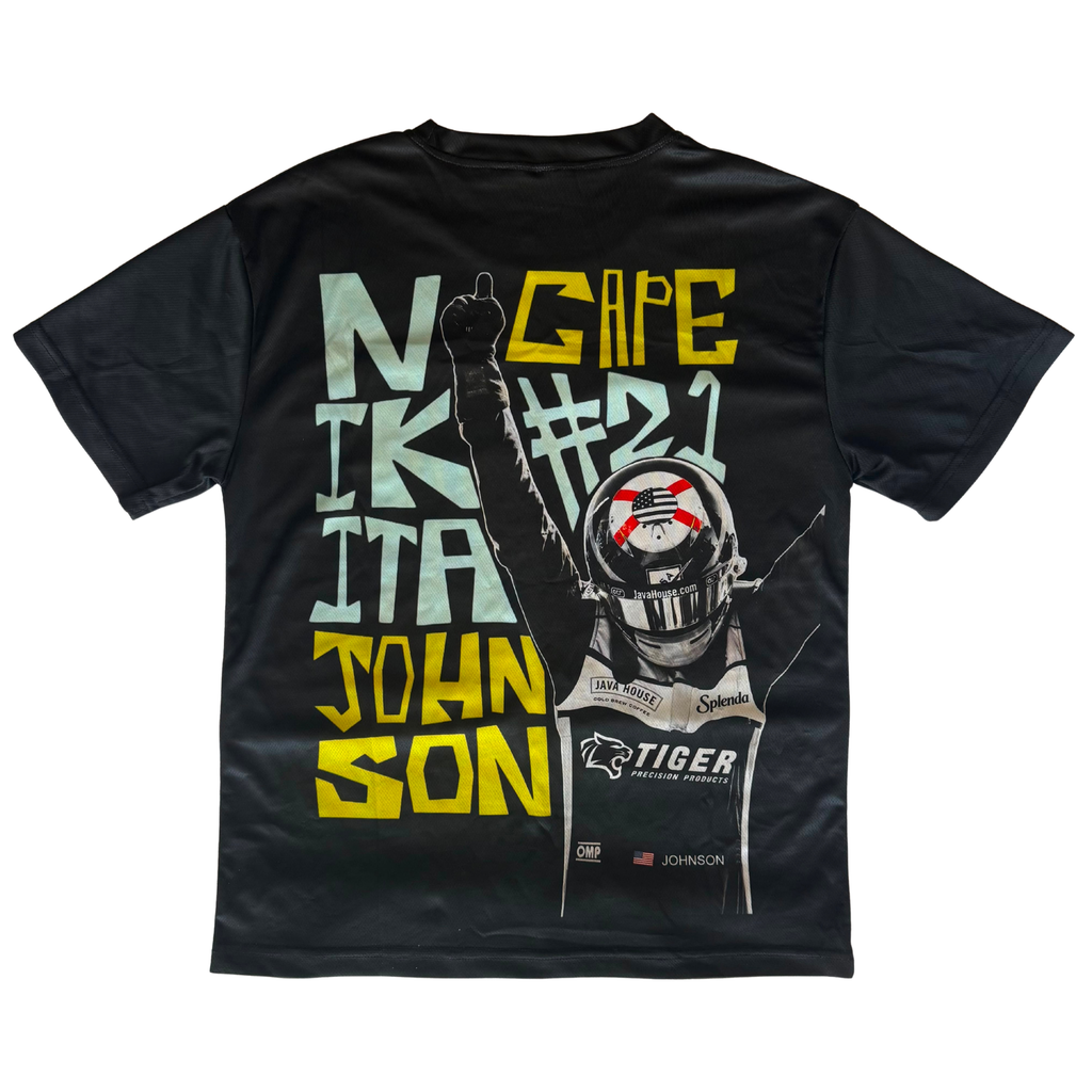 PRE ORDER - CAPE MOTORSPORTS #21 NIKITA JOHNSON T-SHIRT (AUTOGRAPHED)
